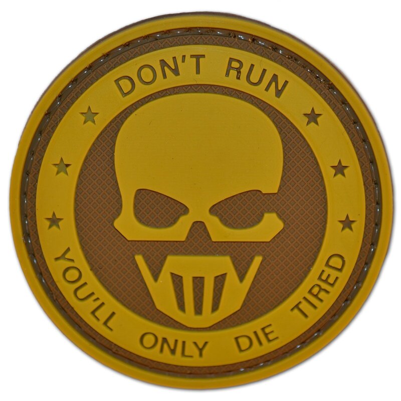 5ive Star Gear Don't Run - Ghost Morale Patch (6 Pack)