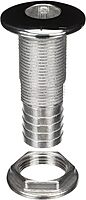 ATTWOOD Stainless Steel Straight Barbed Thru-Hull (Standard Thread)