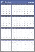 AT-A-GLANCE Reversible Vertical/Horizontal Erasable Wall Calendar, 48" x 32"