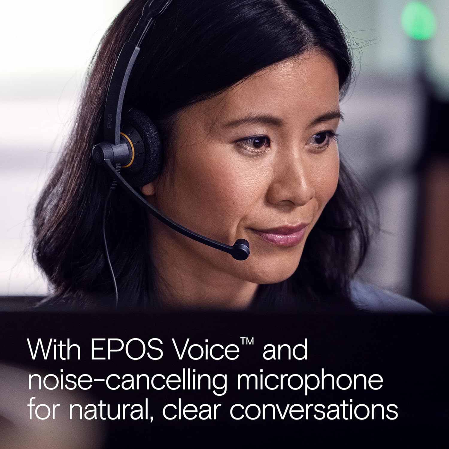 EPOS Sennheiser Consumer Audio SC 60 USB ML (504547) - Double-Sided Business Headset | For Skype for Business | with HD