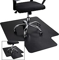 MIND READER Office Chair Mat for Hardwood Floors Under Desk Floor Protector PVC