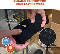 Ergodyne ProFlex 415 Neoprene Wrist Wrap Support, Ambidextrous