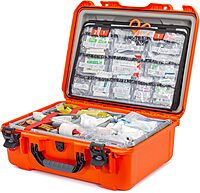 Nanuk 940 EMS Emergency Medical Service/First Aid Hardcase with Lid Organizer and Divider System (Orange) 940 EMS Orange