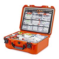 Nanuk 940 EMS Emergency Medical Service/First Aid Hardcase with Lid Organizer and Divider System (Orange) 940 EMS Orange