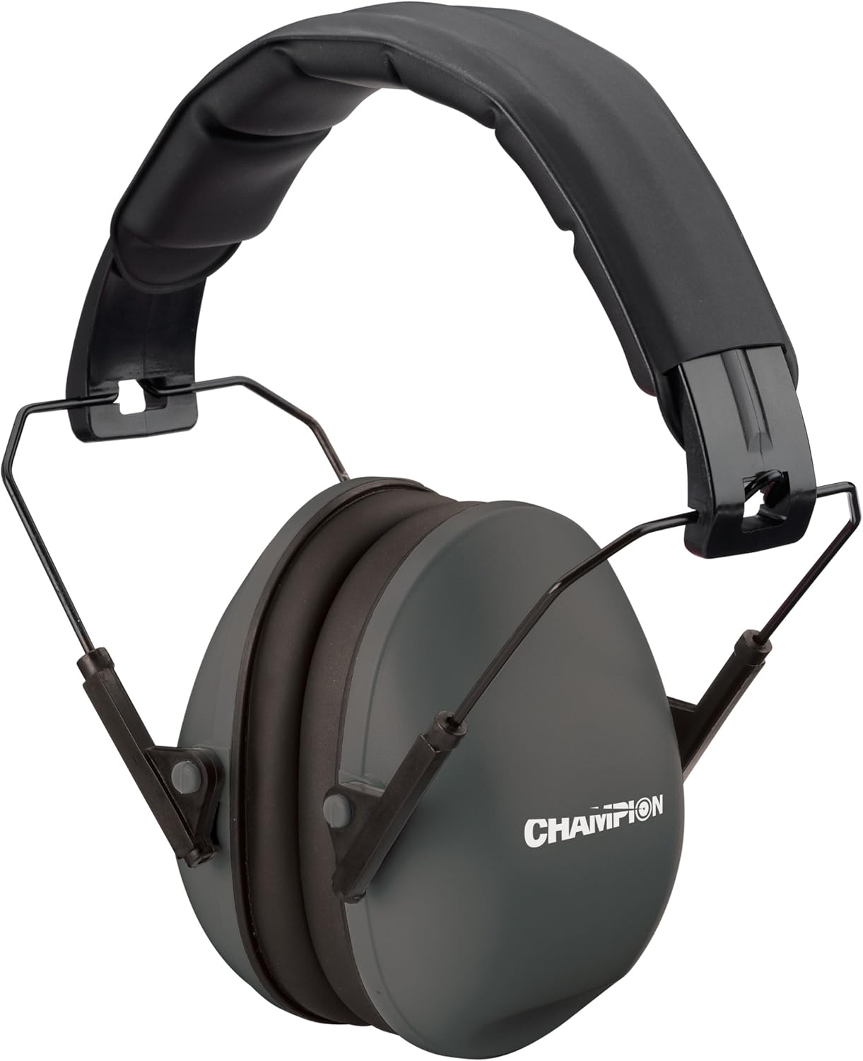 Champion Targets 40971 Slim Fit Passive Earmuffs, 21dB Noise Reduction Rating, Black