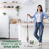 OdoBan Ready-to-Use Luxury Vinyl Floor Cleaner, Streak Free and Neutral PH Formula, 1 Gallon, Scentless 128 Fl Oz (Pack of 1)
