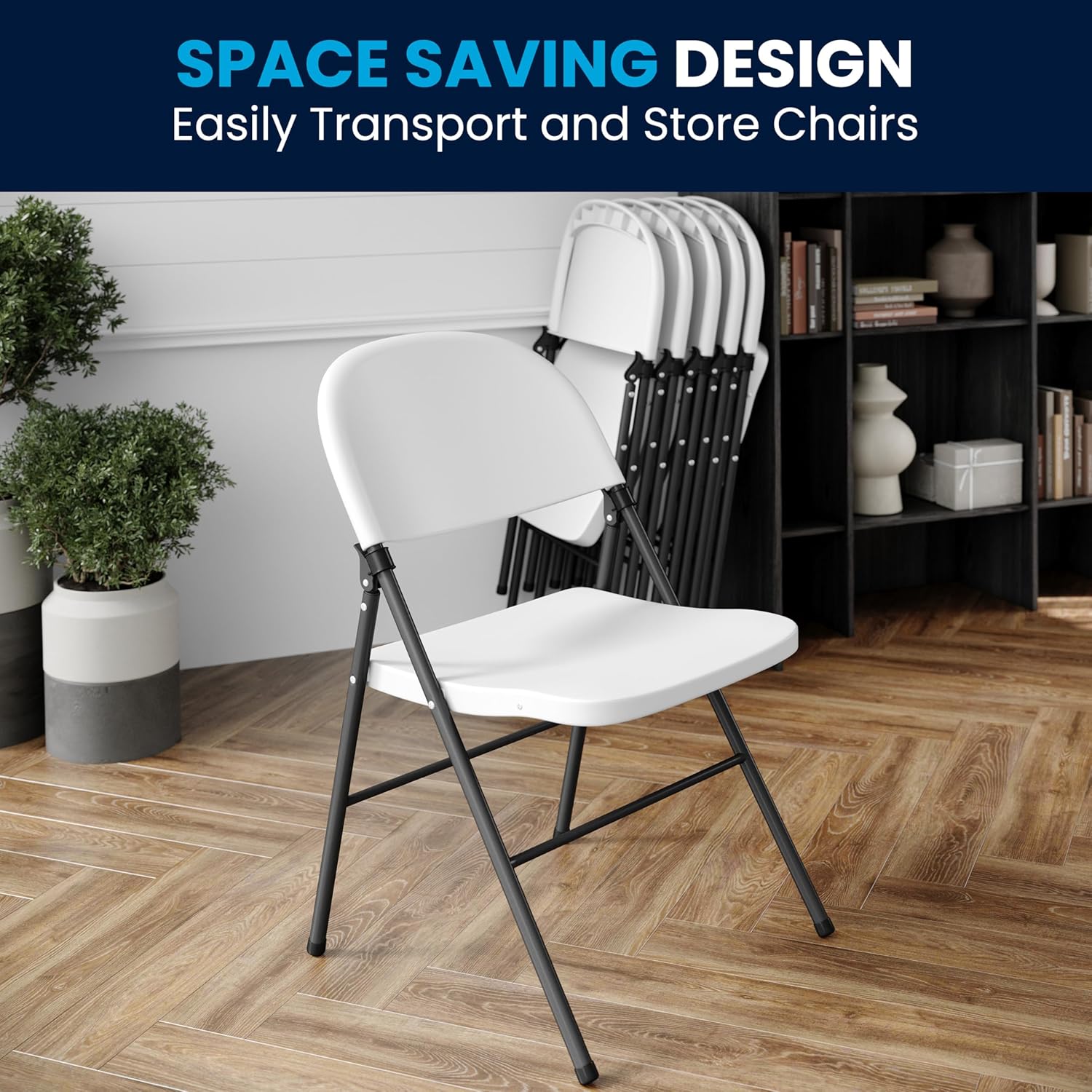 Flash Furniture HERCULES Plastic Folding Chairs