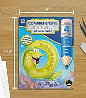 Carson Dellosa Comprehensive Curriculum of Basic Skills 4th Grade Workbook, Reading Comprehension, Language Arts, Spelling