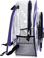 Trailmaker Clear Waterproof Stadium-Approved Backpack with Water Bottle Holder