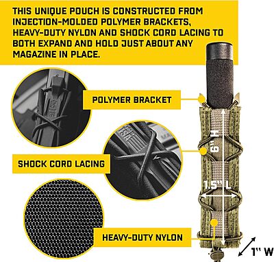 HIGH SPEED GEAR Extended Pistol Taco MOLLE Magazine Pouch
