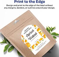 AVERY Matte White Arched Labels, Sure Feed Technology, 4.75" x 3.5"