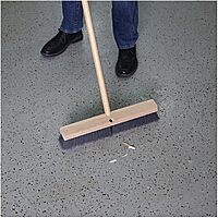 Boardwalk BWK20424 3 in. Flagged Polypropylene Bristles 24 in. Brush Floor Brush Head - Gray