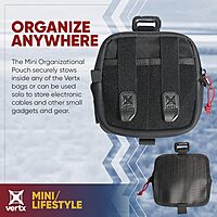 VERTX Pouch and Organizational Accessories - Cordura Velcro Pouch