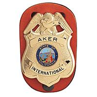 Aker Leather 590 Clip-On Federal Badge Holder
