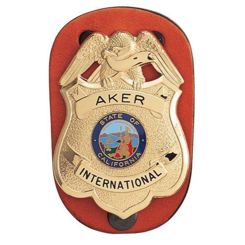 Aker Leather 590 Clip-On Federal Badge Holder