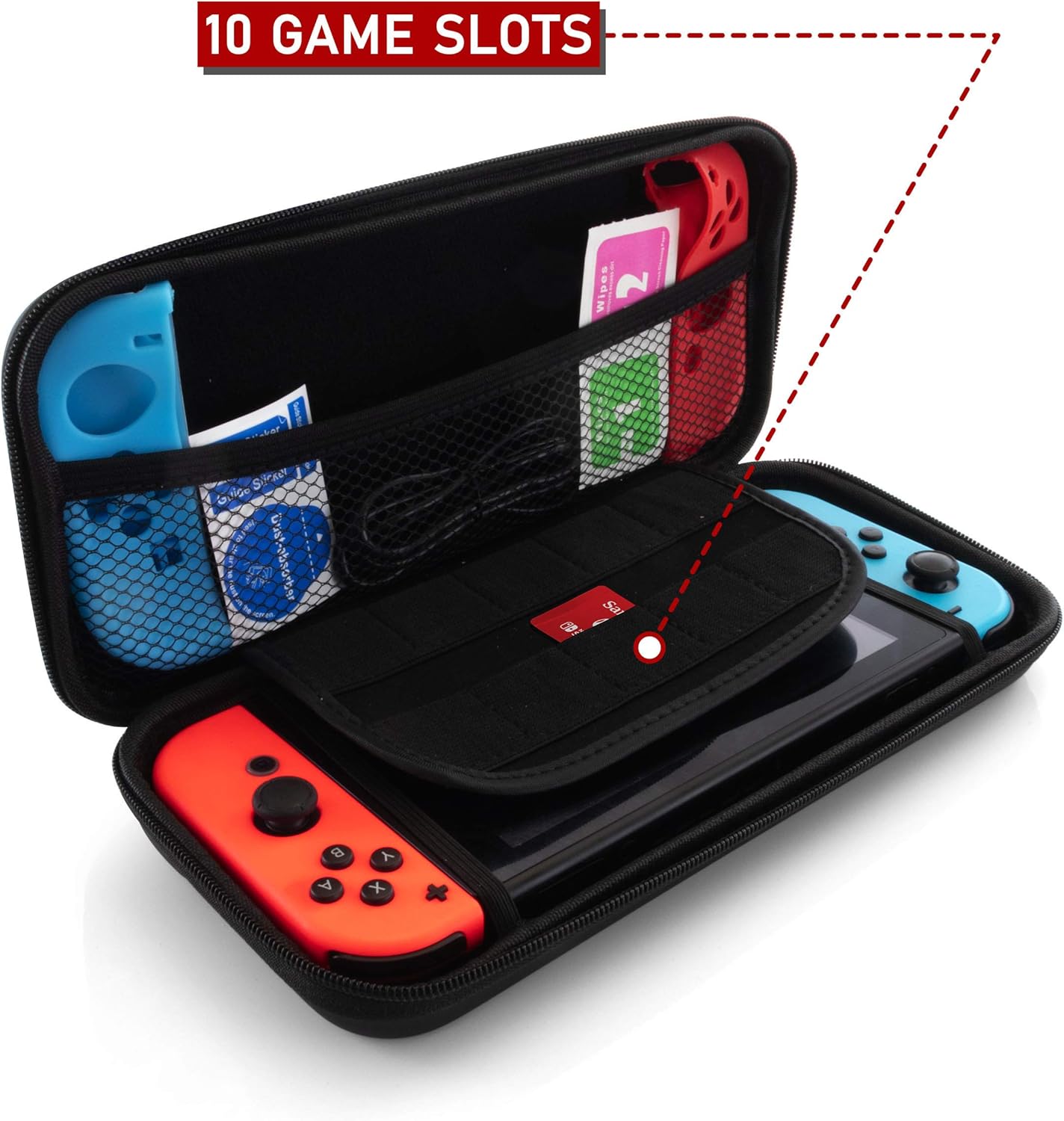 GameFitz 14-In-1 Nintendo Switch Accessories Bundle