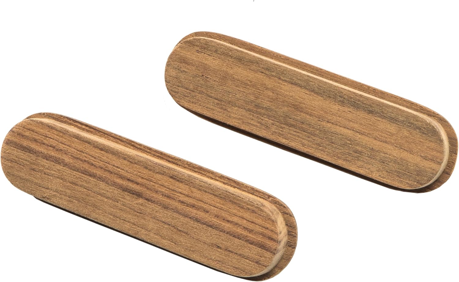 Whitecap 60124-A Teak Oblong Drawer Pull 4-1/16" - 2-Pack