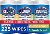 Clorox Disinfecting Wipes Value Pack, Cleaning Wipes, 75 Count Each, Pack of 3 (Package May Vary) Standard Packaging