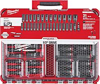 Milwaukee Electric - Shockwave Impact Duty. Socket 1/2. DR 31PC PACKOUT