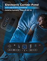 COMMERCIAL COOL 35 Pint Dehumidifier with Adjustable Humidistat, Portable, Home & Kitchen, Basement Use, 3000 Sq. Ft.