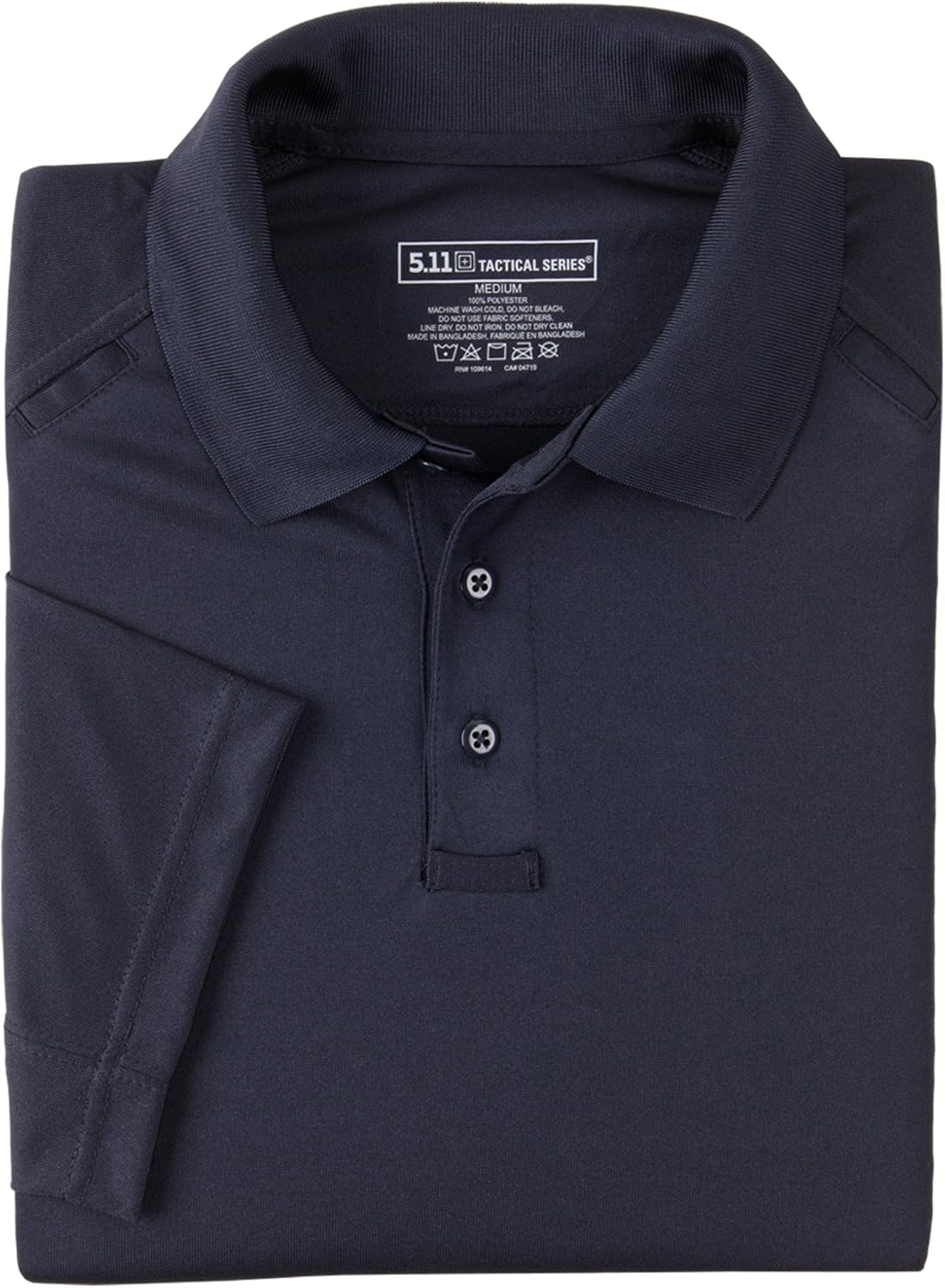 5.11 Tactical Men's Performance Short Sleeve Polo, 100% Polyester, Moisture Wicking, Style 71049