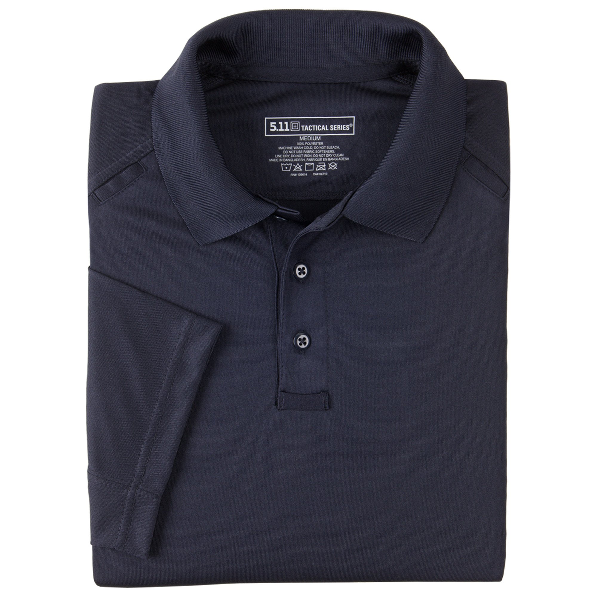 5.11 Tactical Men's Performance Short Sleeve Polo, 100% Polyester, Moisture Wicking, Style 71049
