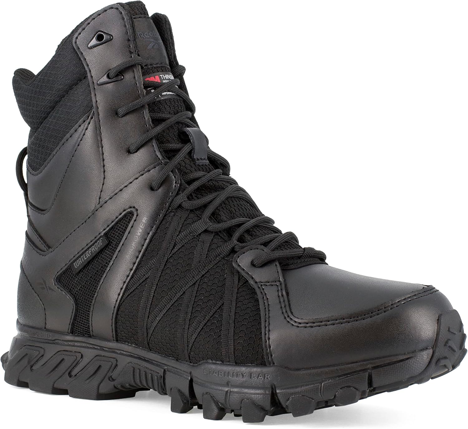 Reebok Trailgrip Tactical 8" WP Side Zip Men's Work Boot