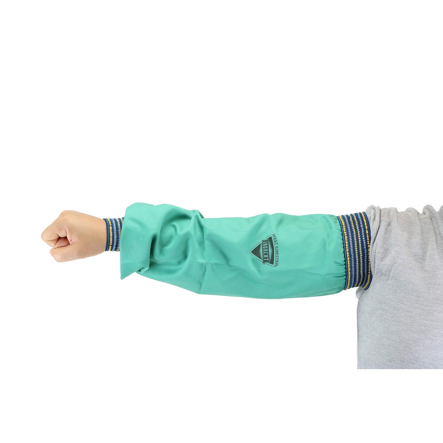 IRONCAT IRONTEX 7070 Flame Resistant Cotton Sleeves – 18 in. Welding Sleeves with 2 in. Elastic on Both Ends 18"