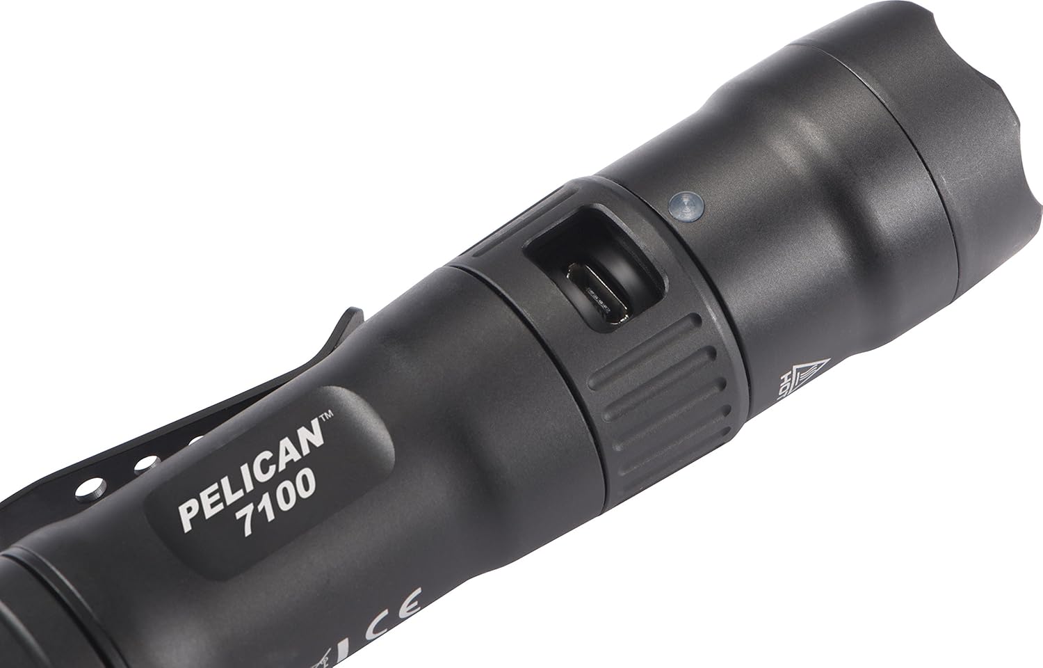 Pelican 7100 Rechargeable Tactical Flashlight (Black)