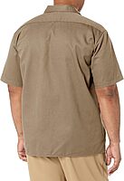 Dickies Men’s Short Sleeve Work Shirt – Durable Twill Button Down