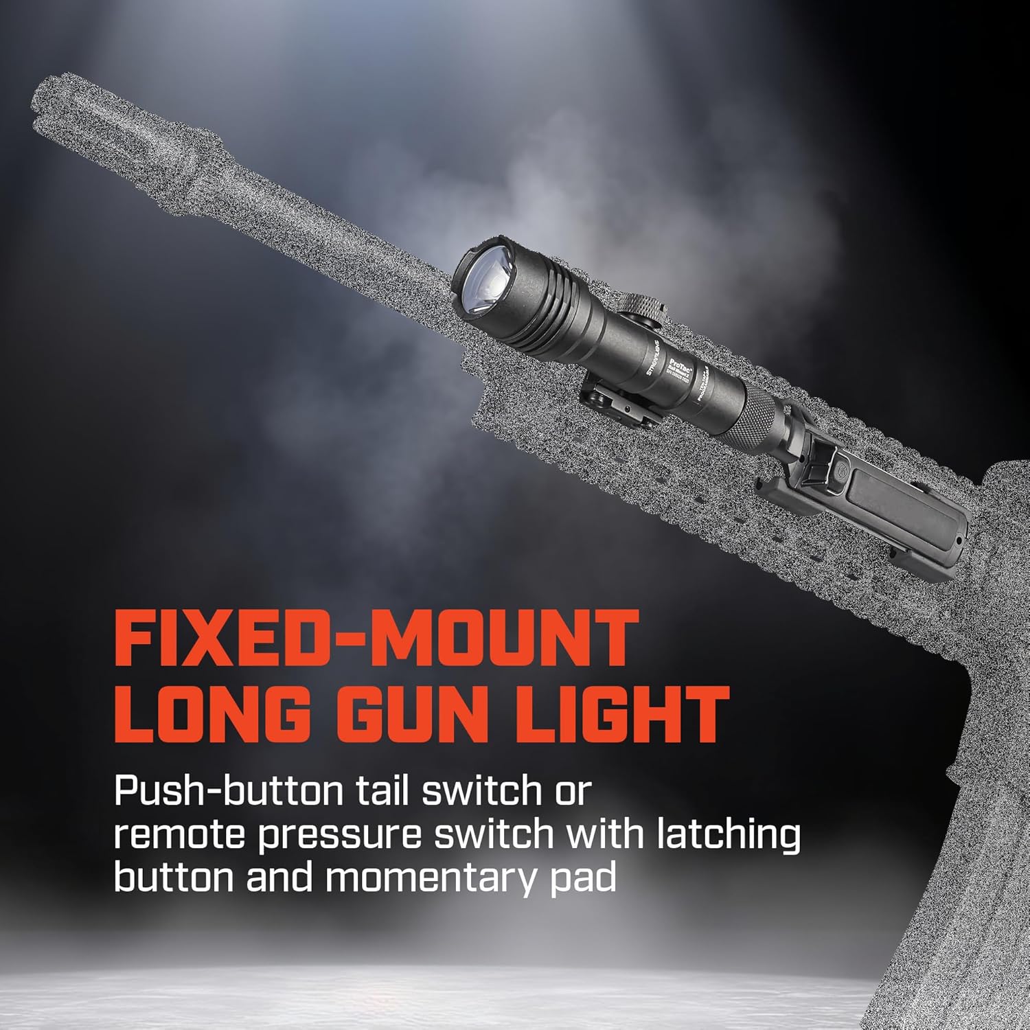 Streamlight 88059 ProTac Rail Mount 2 625-Lumen Weapon Light with CR123A Batteries and Remote Pressure Switch, Tail Switch