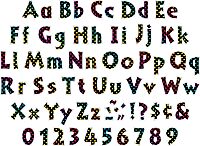 Barker Creek 4" Letter Pop-Outs 2-Pack, Over The Rainbow, Jazz Up Your Bulletin Boards with These Colorful Letters, 510 Upper and Lowercase Letters, Numbers & Punctuation Marks, 4" (3636)