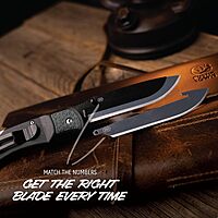 OUTDOOR EDGE 3.5" RazorLite EDC Pocket Knife with Replaceable Blades and Clip
