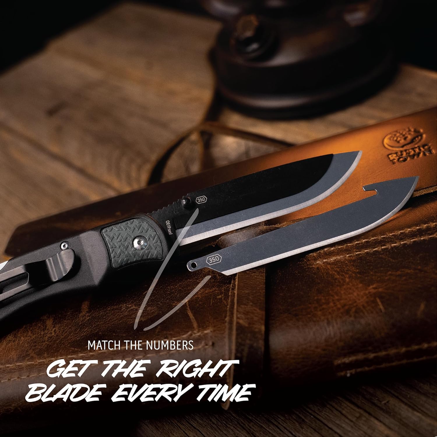 OUTDOOR EDGE 3.5" RazorLite EDC Pocket Knife with Replaceable Blades and Clip