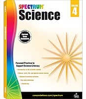 Spectrum Science 4th Grade Workbooks, Focused Practice to Support Science literacy