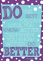 Barker Creek Poster Duet Set, Keep Trying, Set of 2 Inspirational Posters