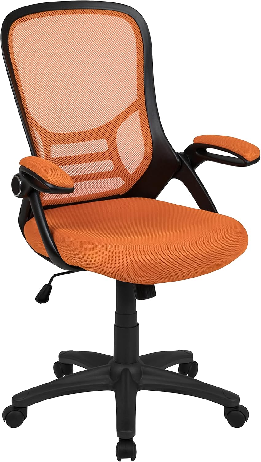 Flash Furniture Porter High-Back Mesh Ergonomic Swivel Office Chair with Adjustable Lumbar Support and Flip-Up Armrests