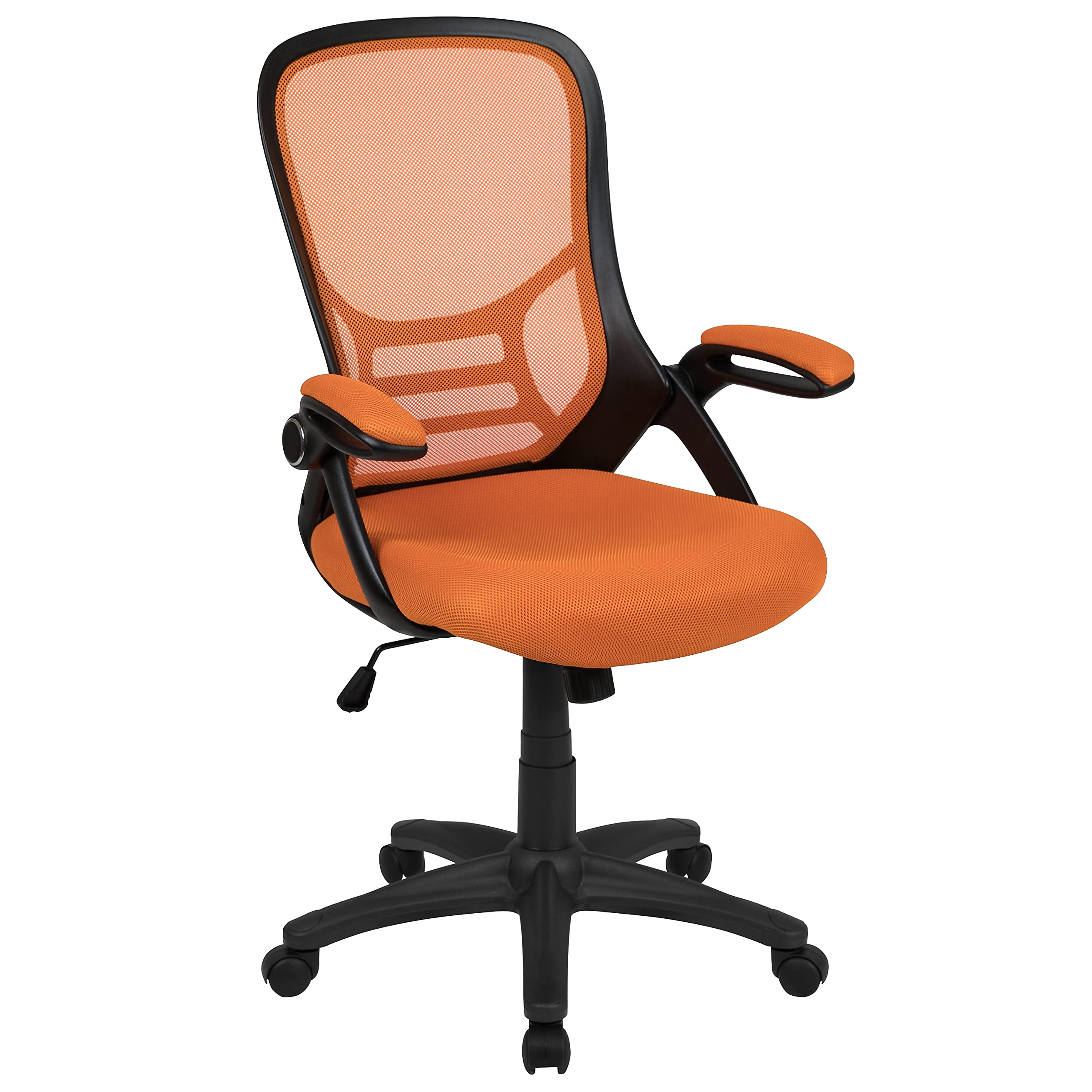 Flash Furniture Porter High-Back Mesh Ergonomic Swivel Office Chair with Adjustable Lumbar Support and Flip-Up Armrests