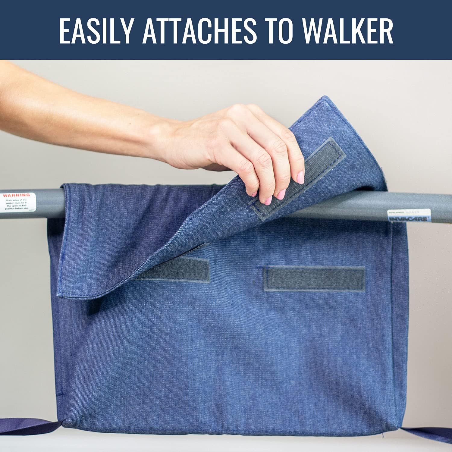 DMI Walker Pouch - Denim Walker Storage Bag