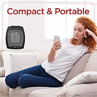 BLACK+DECKER 1500W Portable Ceramic Desktop Space Heater