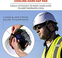 ERGODYNE Chill-Its Evaporative Polymer Cooling Hard Hat Pad