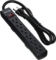 MINUTEMAN MMS362P 6-Outlet Surge Protector Twin Pack - 241 Joules