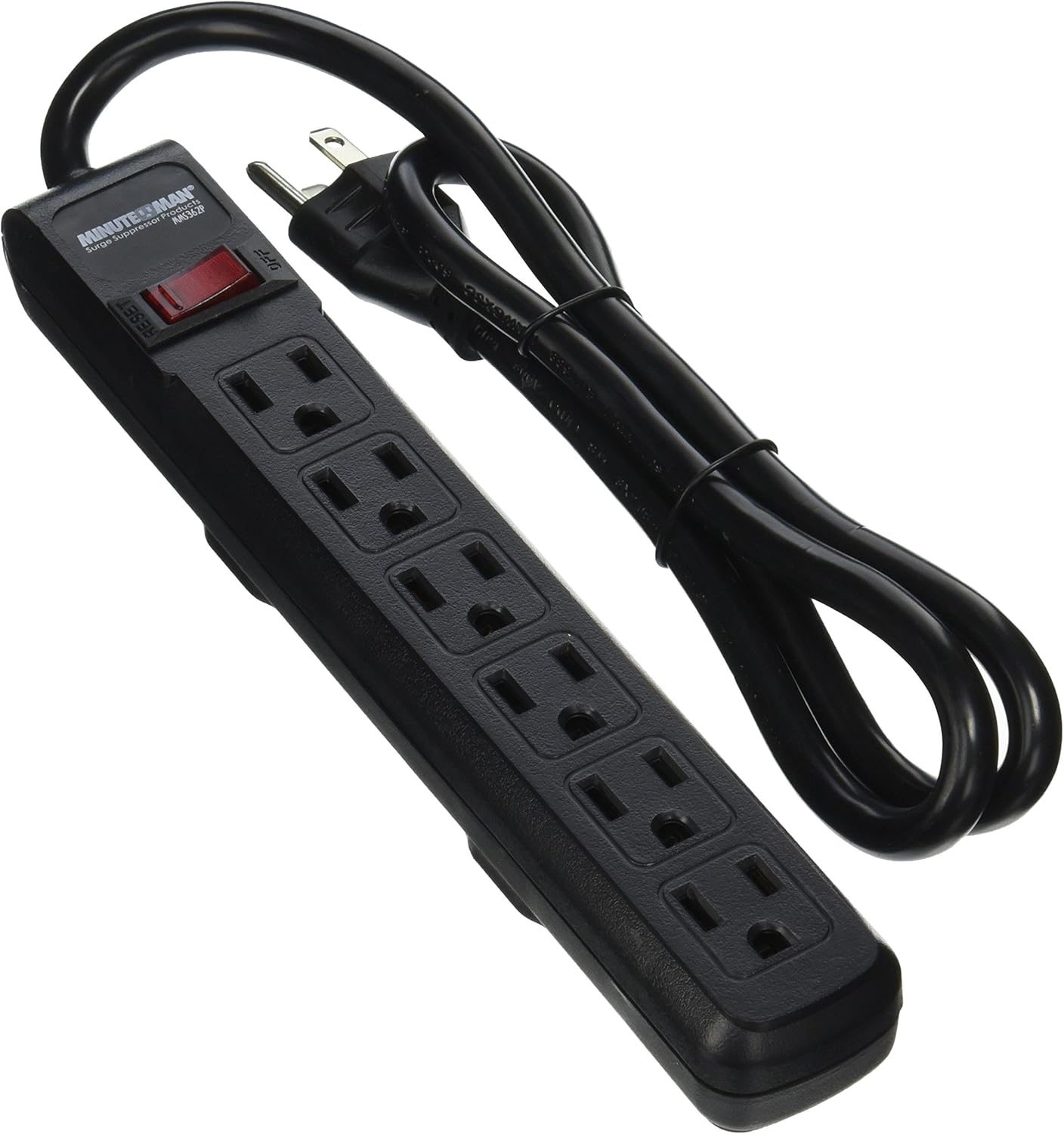 MINUTEMAN MMS362P 6-Outlet Surge Protector Twin Pack - 241 Joules