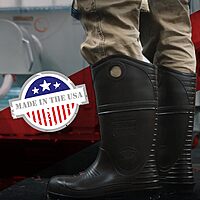 DUNLOP PROTECTIVE FOOTWEAR Durapro Steel Toe Waterproof PVC Work Boots