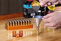 Lyman Products Brass Smith Pro Powder Funnel System, 5, Orange