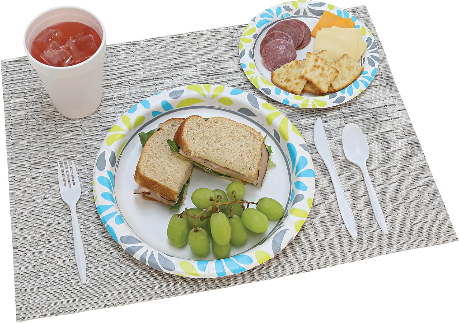 Genuine Joe Printed Disposable Paper Plates