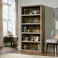Sauder Select 5-Shelf Engineered Wood Bookcase