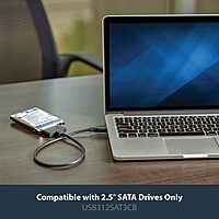 StarTech.com SATA to USB Adapter Cable for 2.5" SATA SSD/HDD - UASP, Bus-Powered