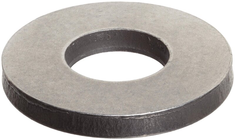 PRECISION BRAND Steel Round Shim, Full Hard Temper, Matte Finish (Pack of 10)