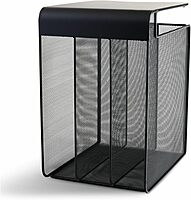 SAFCO Onyx Hanging Under-Desk Organizer, Steel Mesh